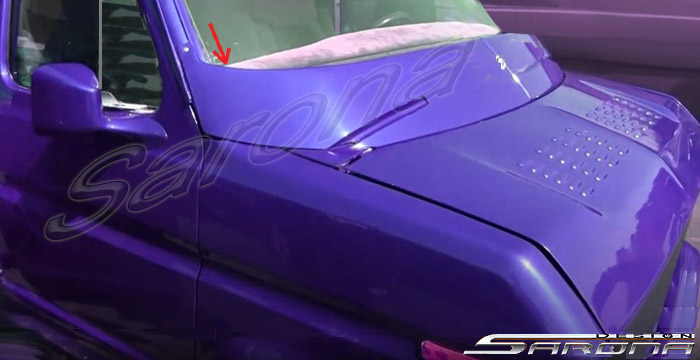 Custom Ford Econoline Van  Wiper Cowl (1975 - 1991) - $325.00 (Part #FD-003-WC)